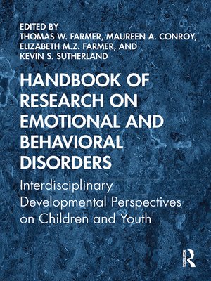 cover image of Handbook of Research on Emotional and Behavioral Disorders